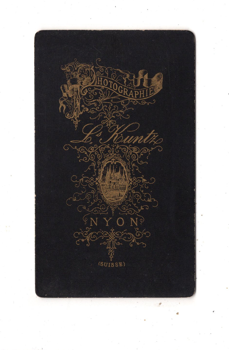 Fotografie Feine Dame - Nyon 1880er