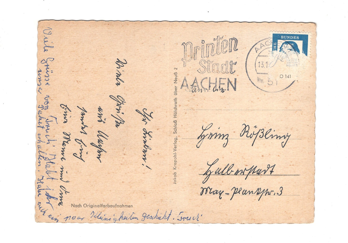 Ansichtskarte Bad Aachen