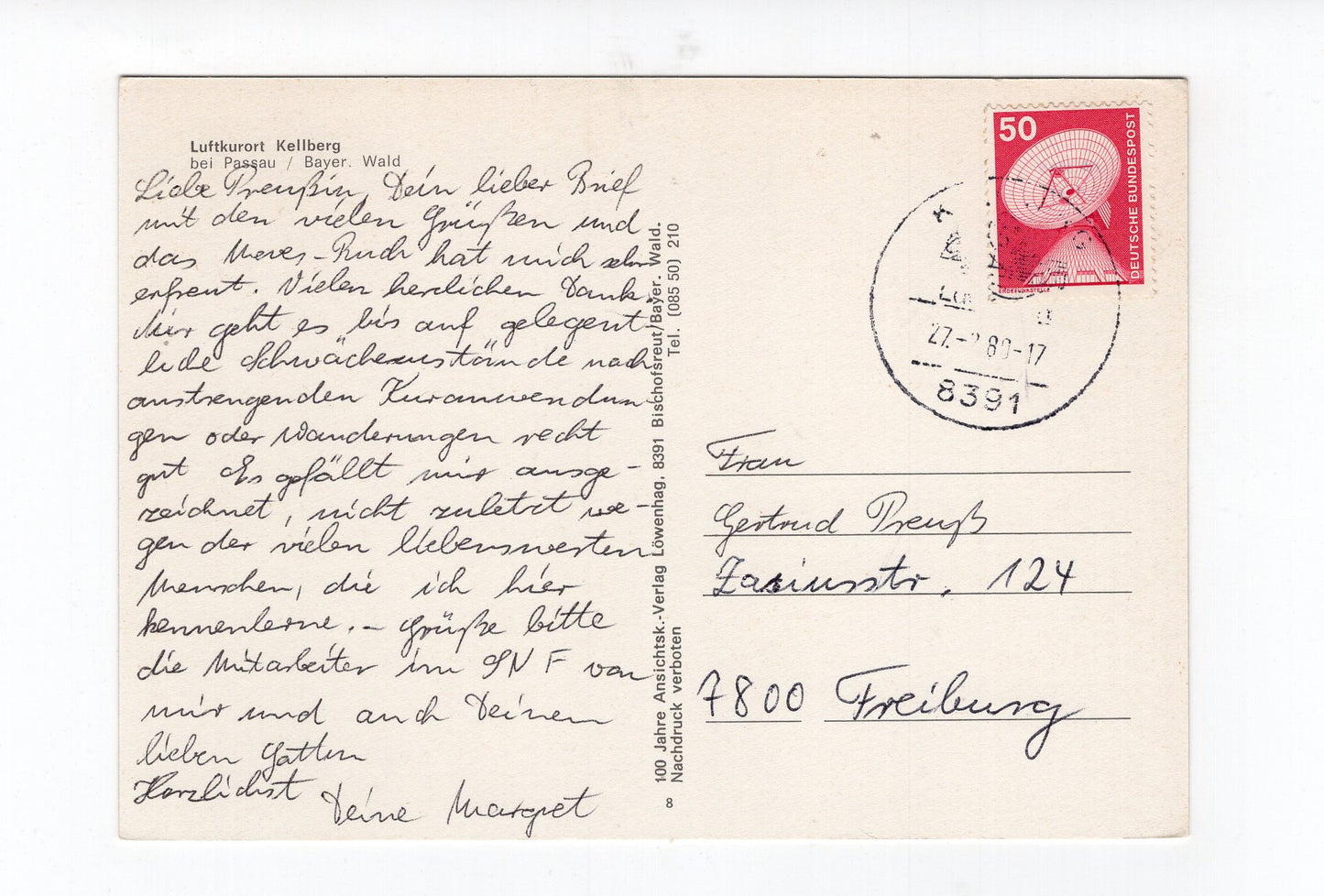 Ansichtskarte Kellberg bei Passau / Bayerischer Wald