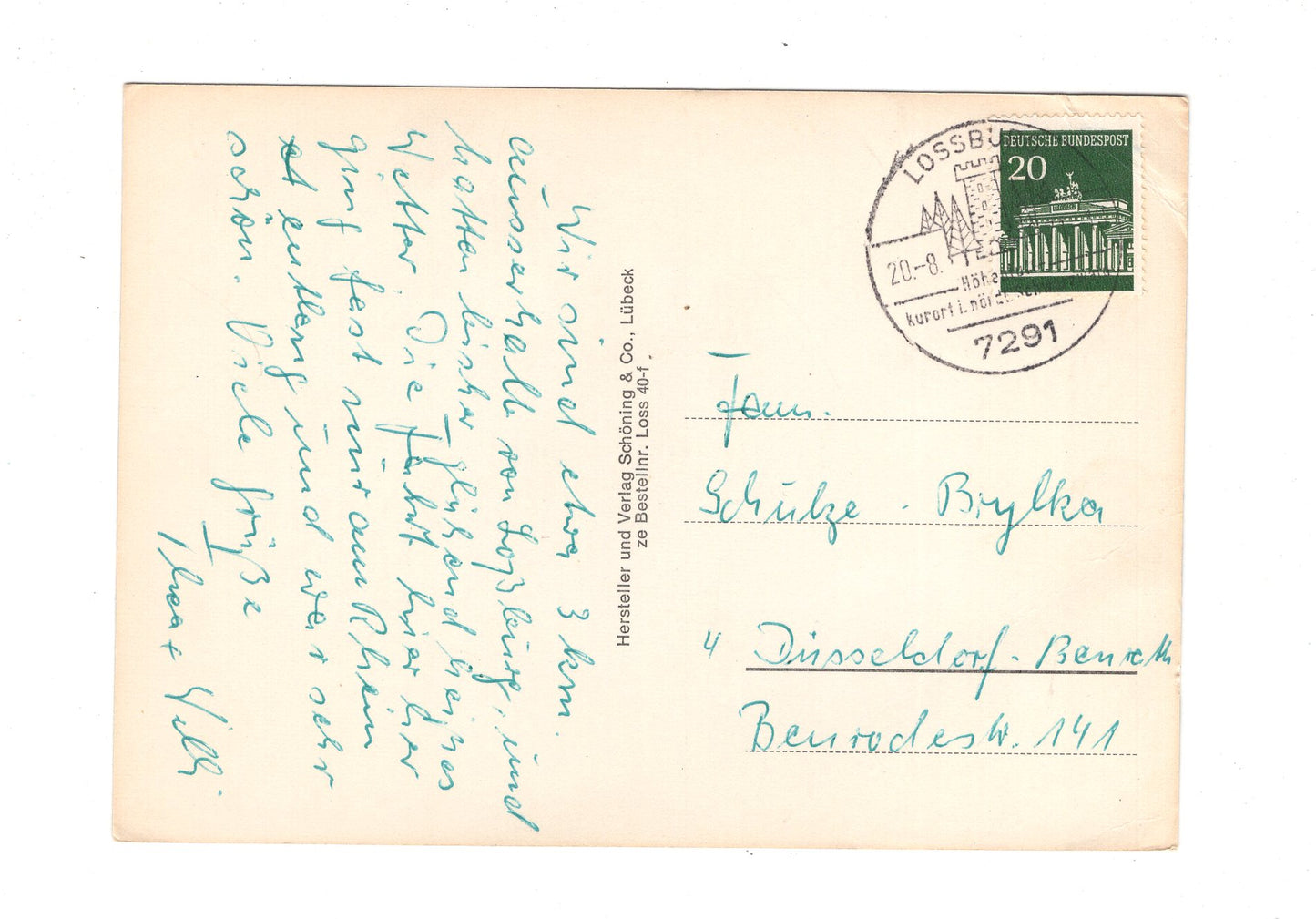 Ansichtskarte Loßburg-Rodt im Schwarzwald / H1-53