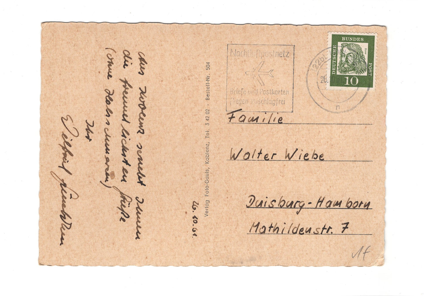 Ansichtskarte Gruß aus Koblenz