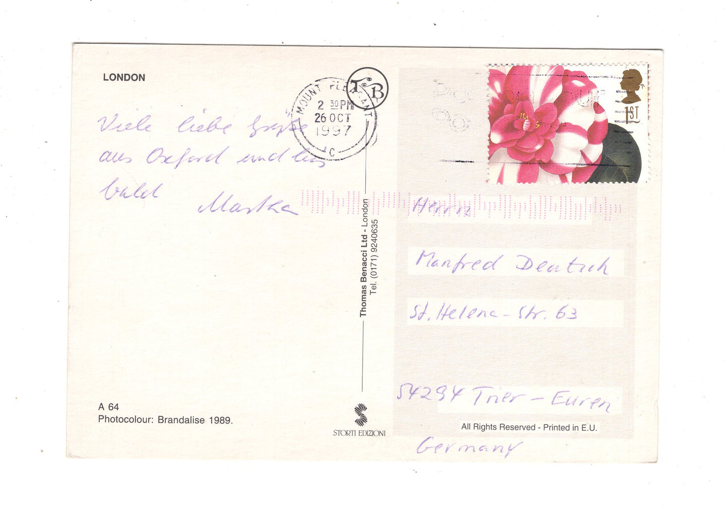 Ansichtskarte London / Tower Bridge / England / M1-67