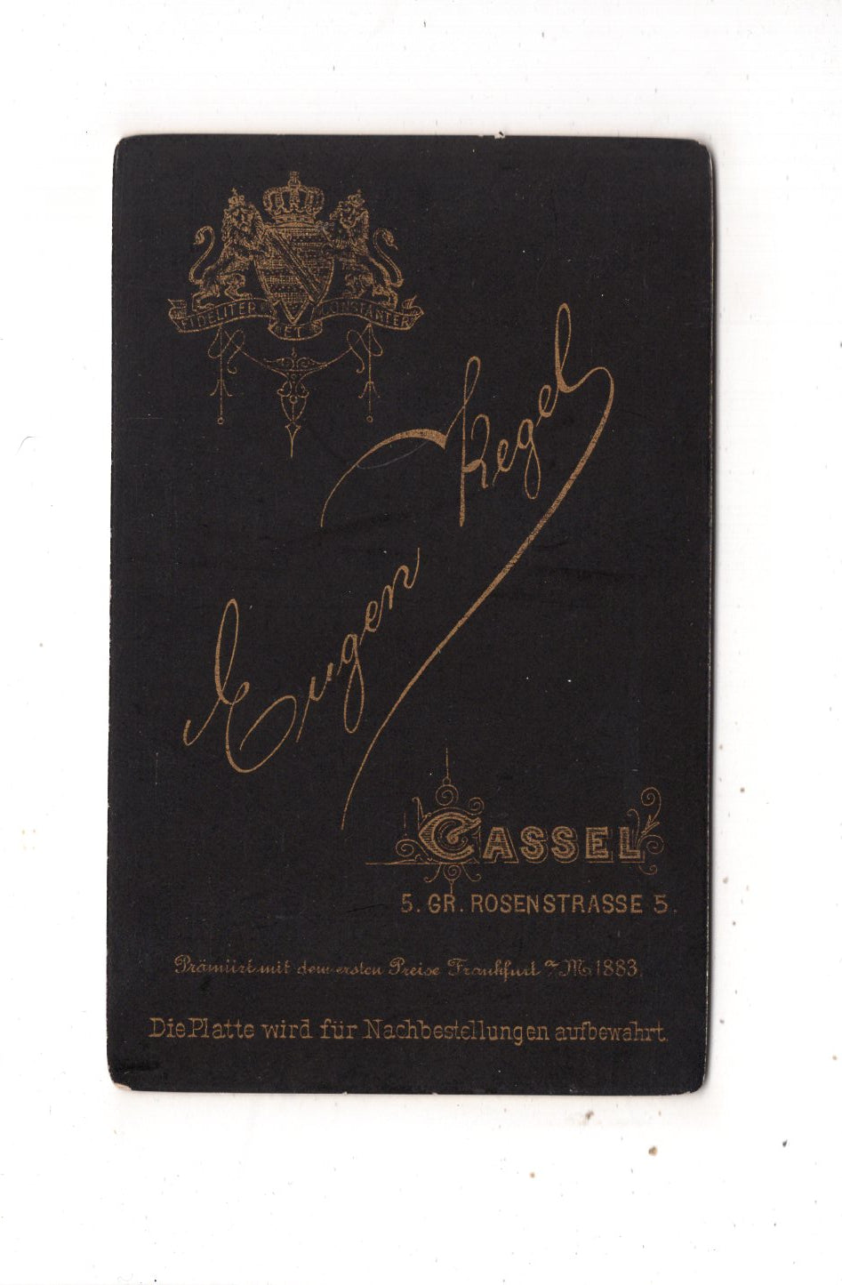 Fotografie Feine Dame - Kassel 1880er