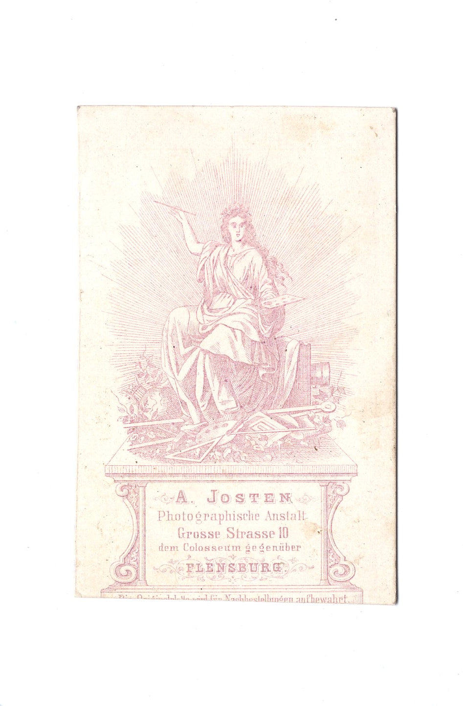 Fotografie Damenportrait - Flensburg 1870er