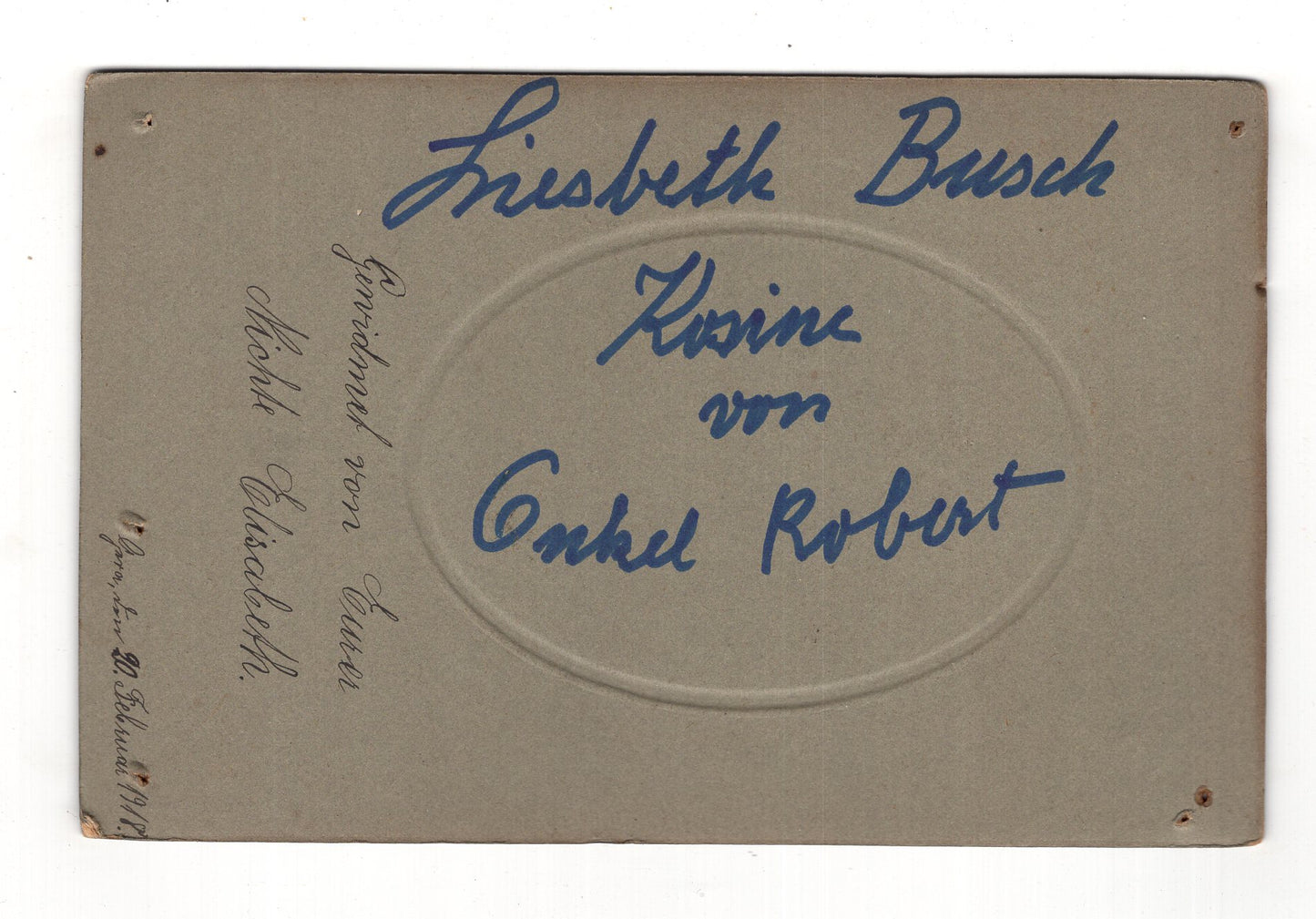 Fotografie Feines junges Mädchen mit Widmung - Gera 1918