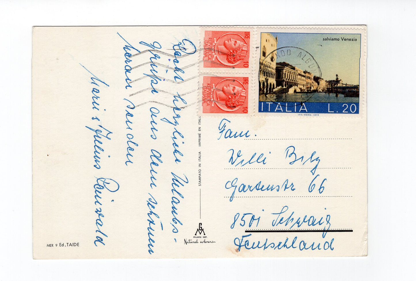 Ansichtskarte Merano Meran / Südtirol / Italien