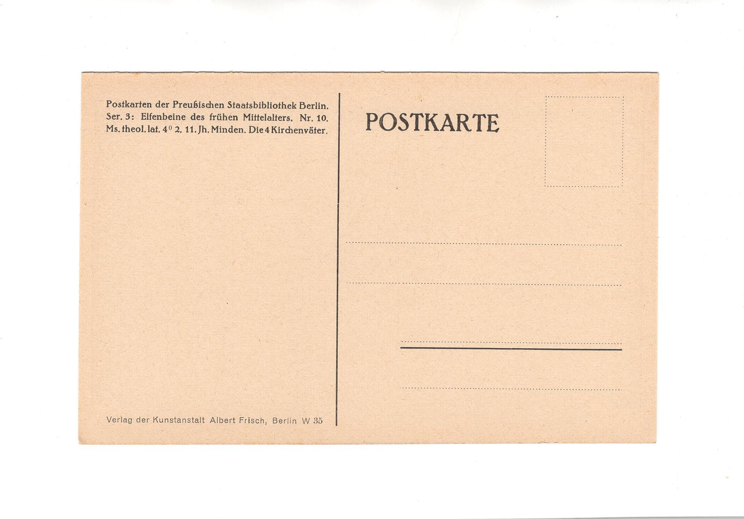 Ansichtskarte / Kunst Postkarte der Preußischen Staatsbibliothek Berlin