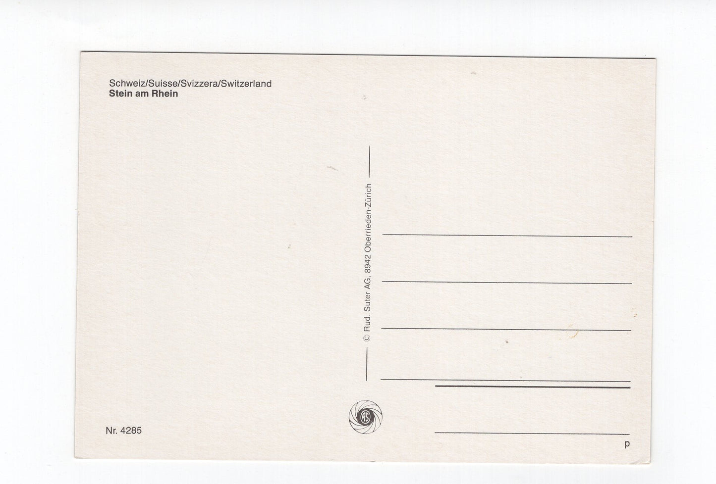 Ansichtskarte Stein am Rhein / Schweiz