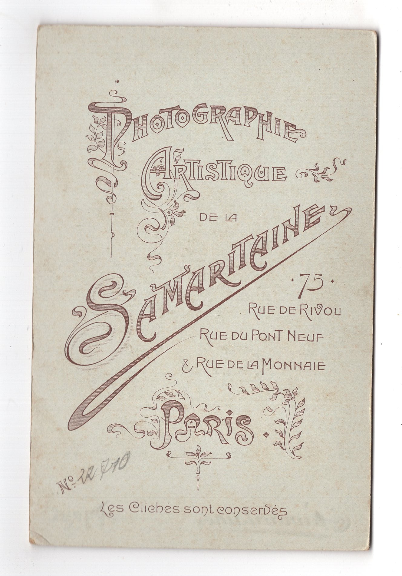 Fotografie Feines Paar - Paris 1900er / CAB X-34