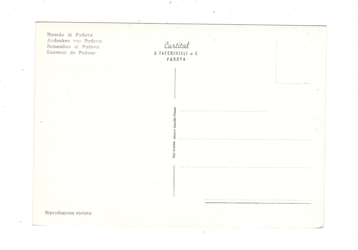 Ansichtskarte Padova Padua / Italien / N1-62