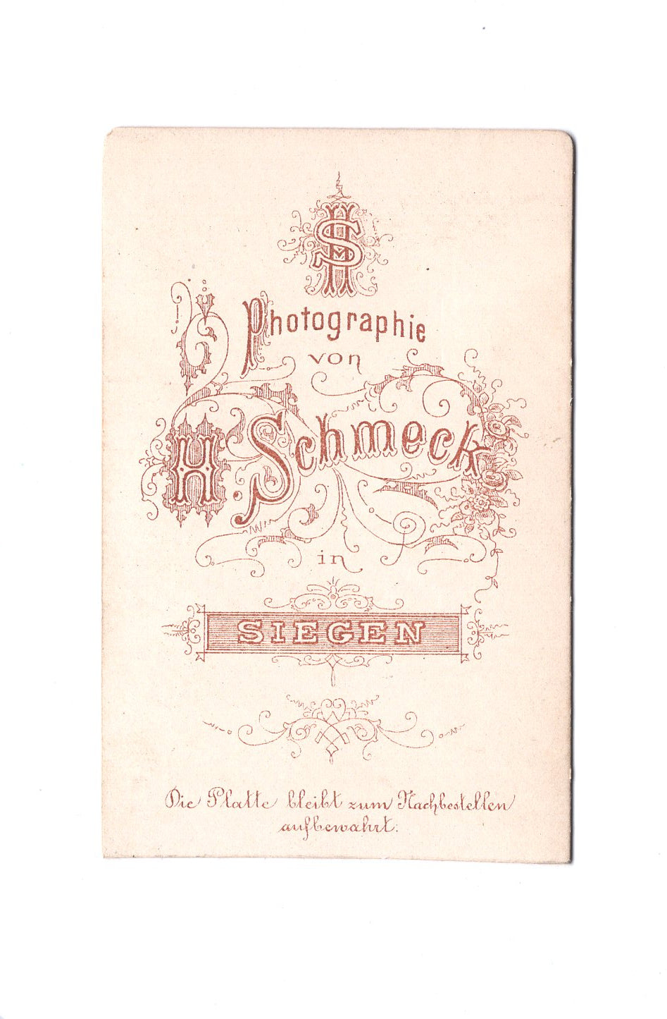Fotografie Damenportrait - Siegen 1880er