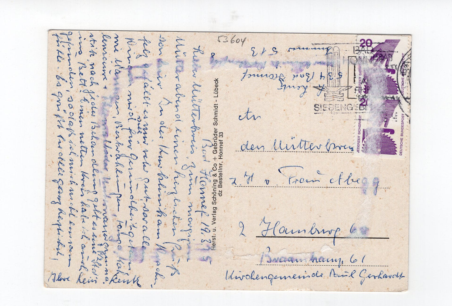 Ansichtskarte Bad Honnef am Rhein