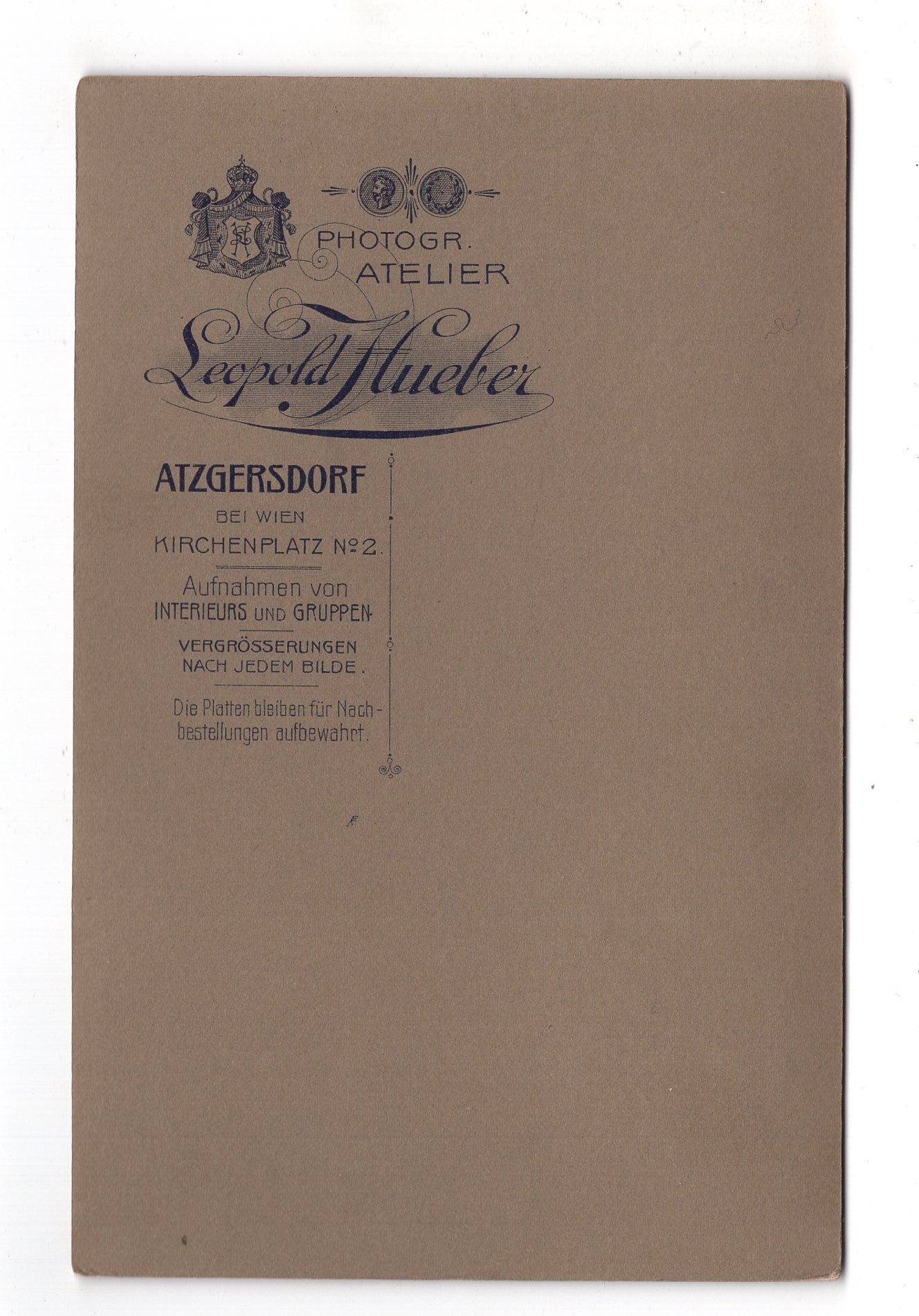 Fotografie Feine Dame - Atzgersdorf bei Wien 1900er / CAB W-19