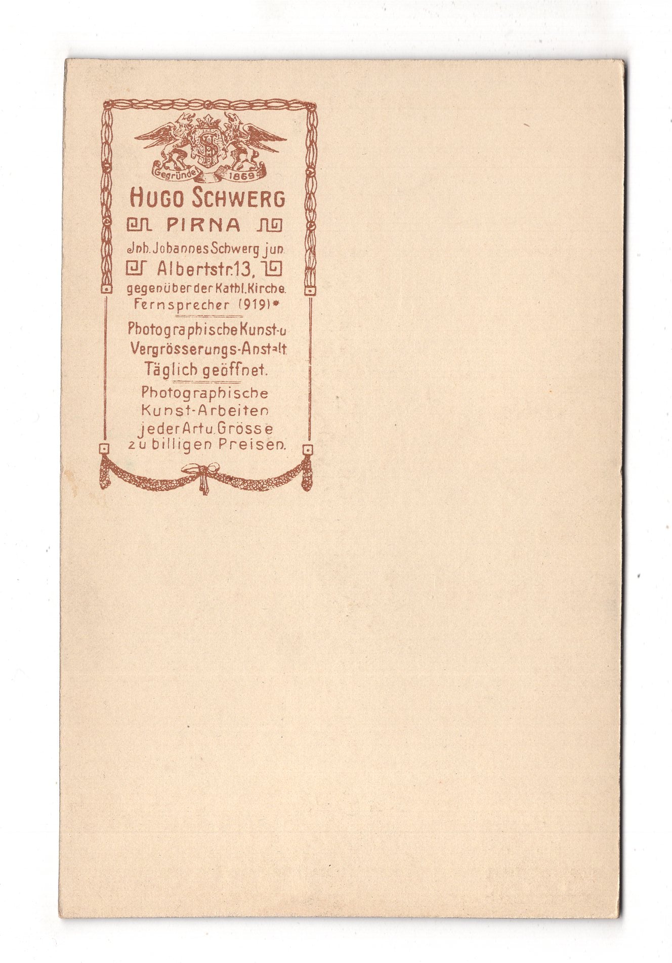 Fotografie Feines Paar - Pirna um 1910 / CAB X-34