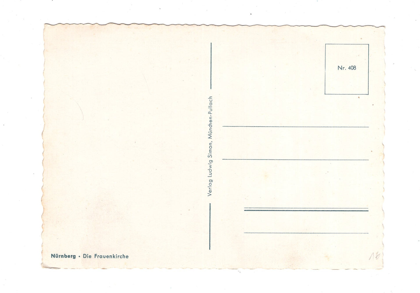 Ansichtskarte Nürnberg / Frauenkirche