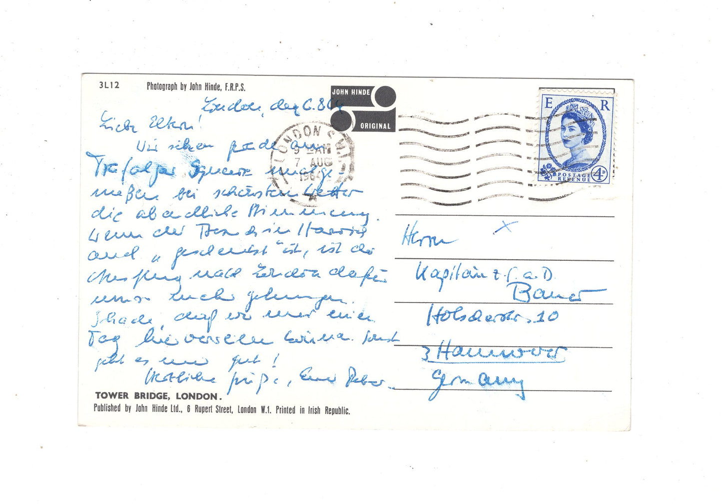 Ansichtskarte London / Tower Bridge / England / M1-67