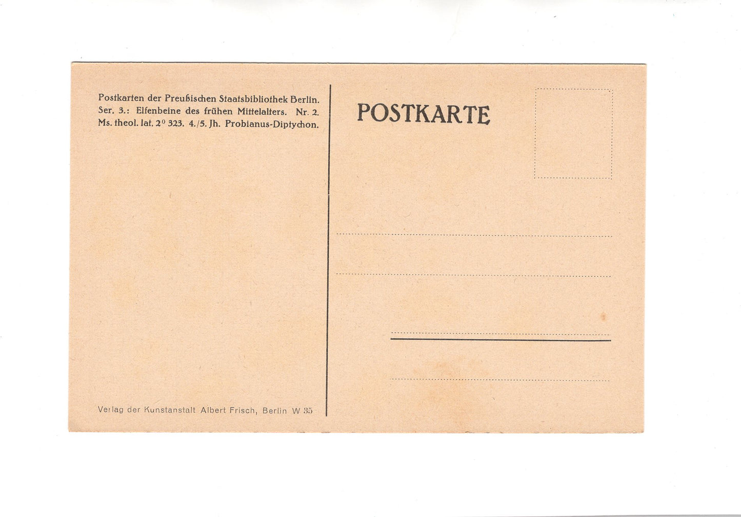 Ansichtskarte / Kunst Postkarte der Preußischen Staatsbibliothek Berlin