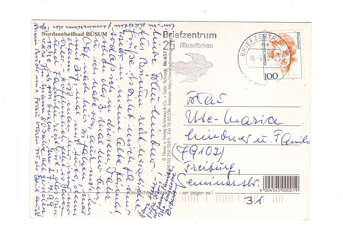 Ansichtskarte Nordseeheilbad Büsum