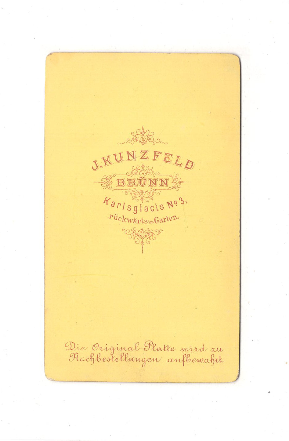 Fotografie Herrenportrait - Brünn 1870er / CDV C1-19