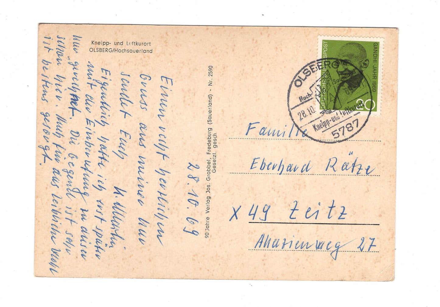 Ansichtskarte Olsberg / Hochsauerland / H1-70