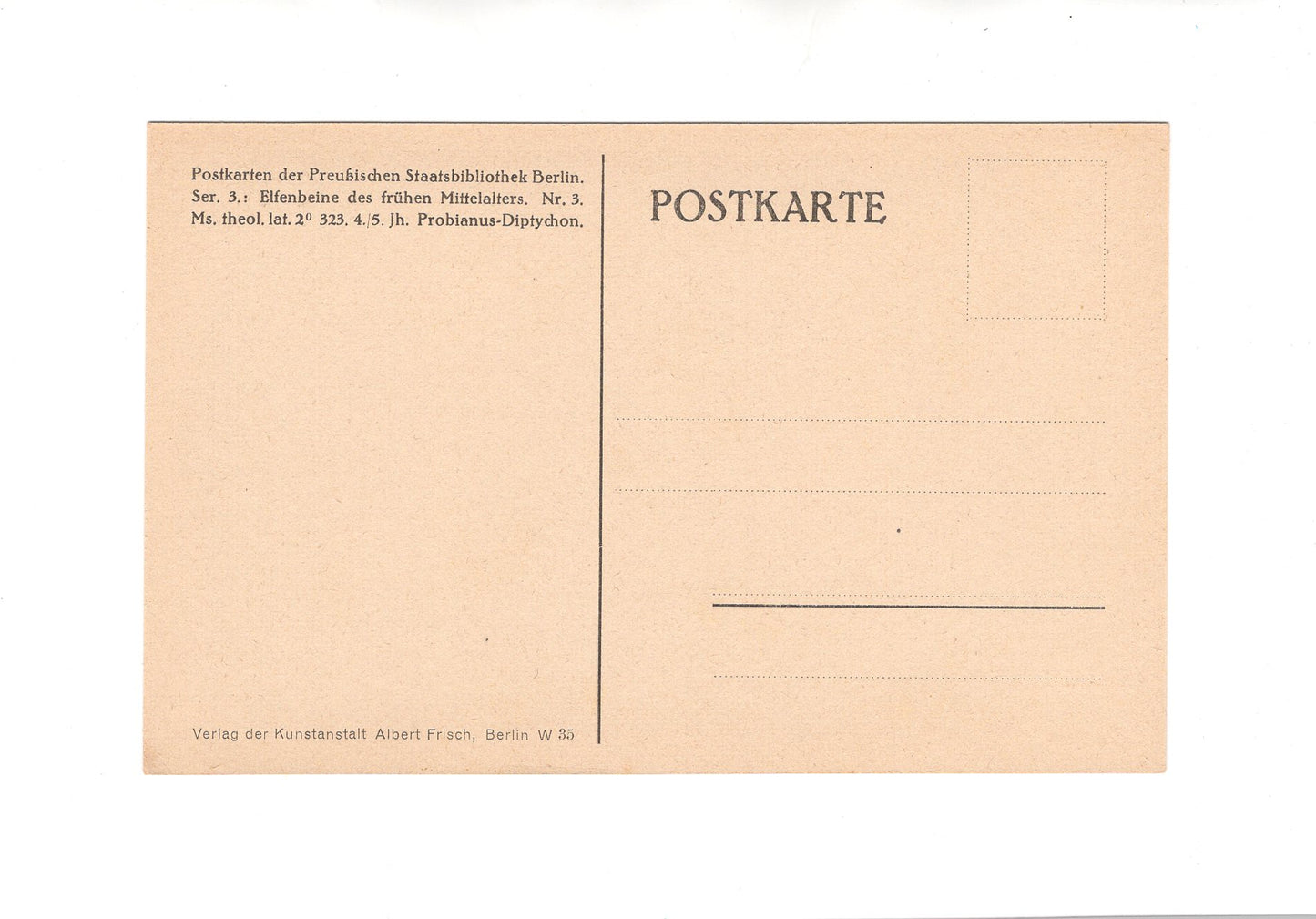 Ansichtskarte / Kunst Postkarte der Preußischen Staatsbibliothek Berlin