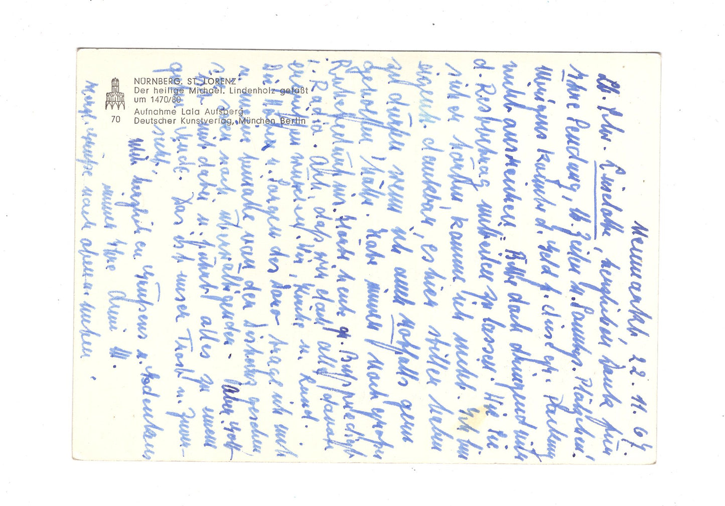 Ansichtskarte Nürnberg / St. Lorenz