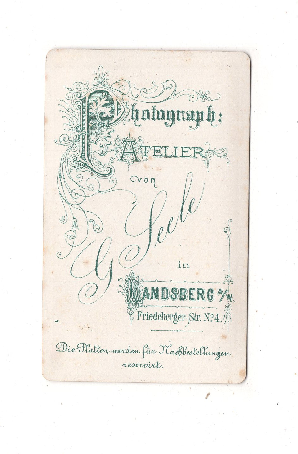 Fotografie Soldat mit Epauletten und Orden - Landsberg / Górowo Iławeckie 1870er / CDV M1-04