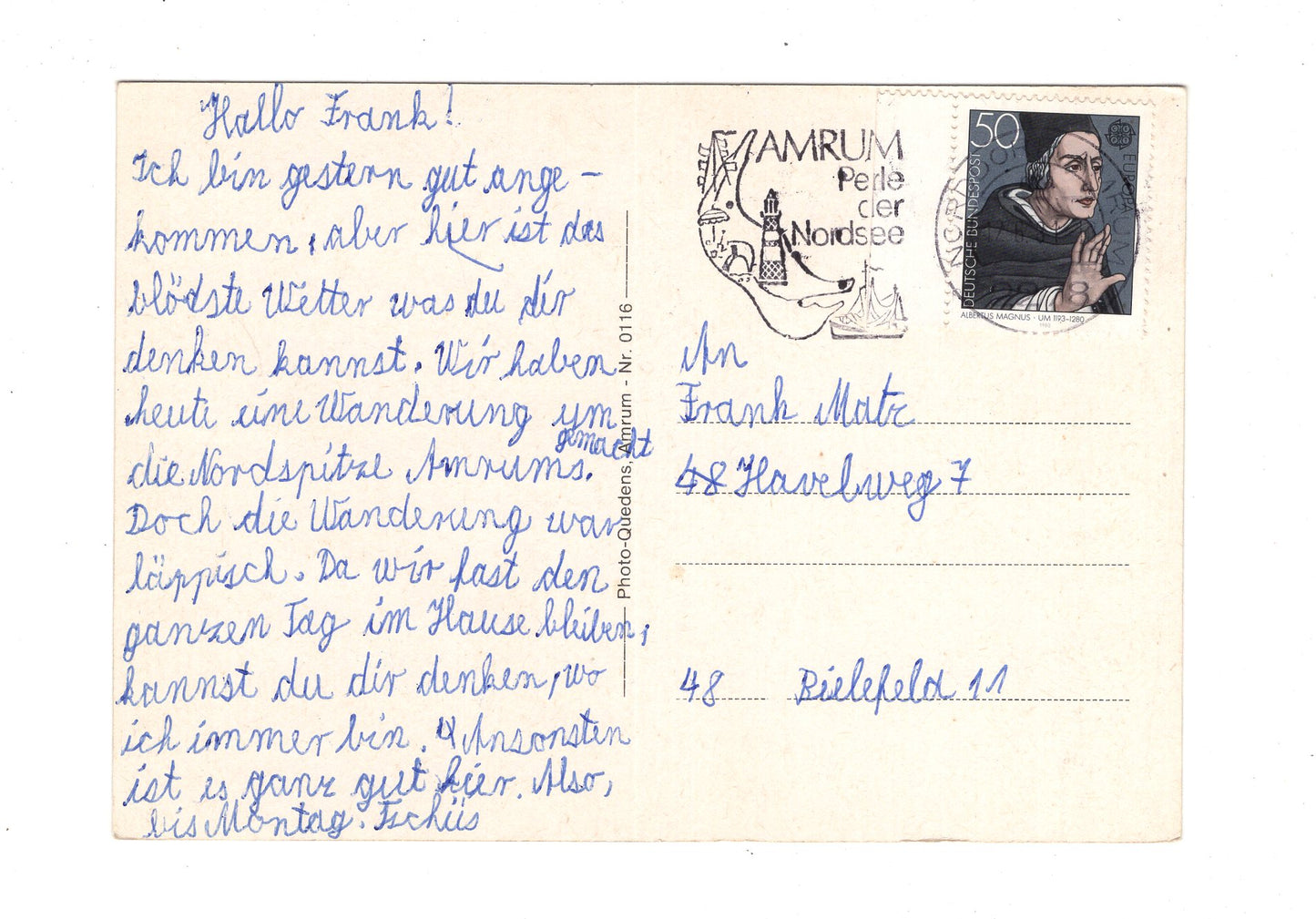 Ansichtskarte Ein herzlicher Gruß von Amrum