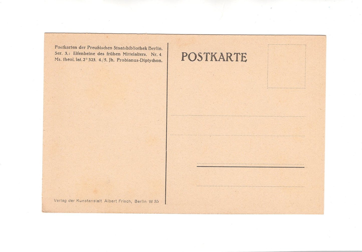 Ansichtskarte / Kunst Postkarte der Preußischen Staatsbibliothek Berlin