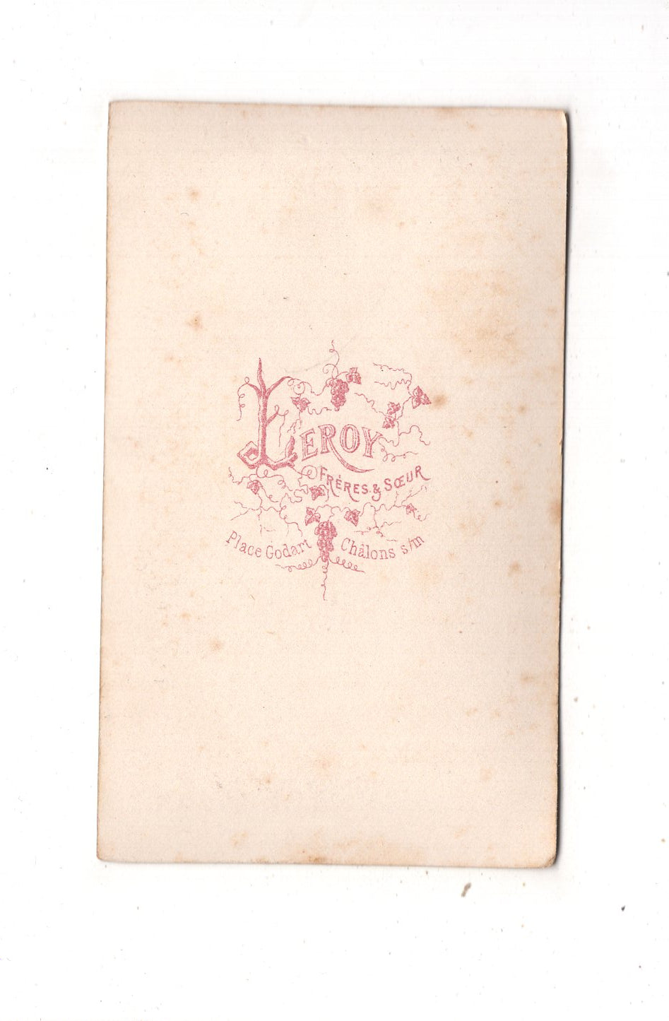 Fotografie Soldat - Chalons s. M. 1860er / CDV M1-04