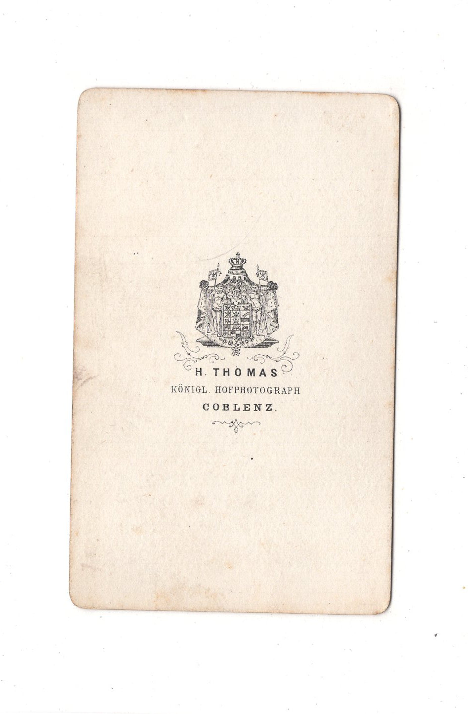 Fotografie Herrenportrait - Koblenz 1860er / CDV C1-19