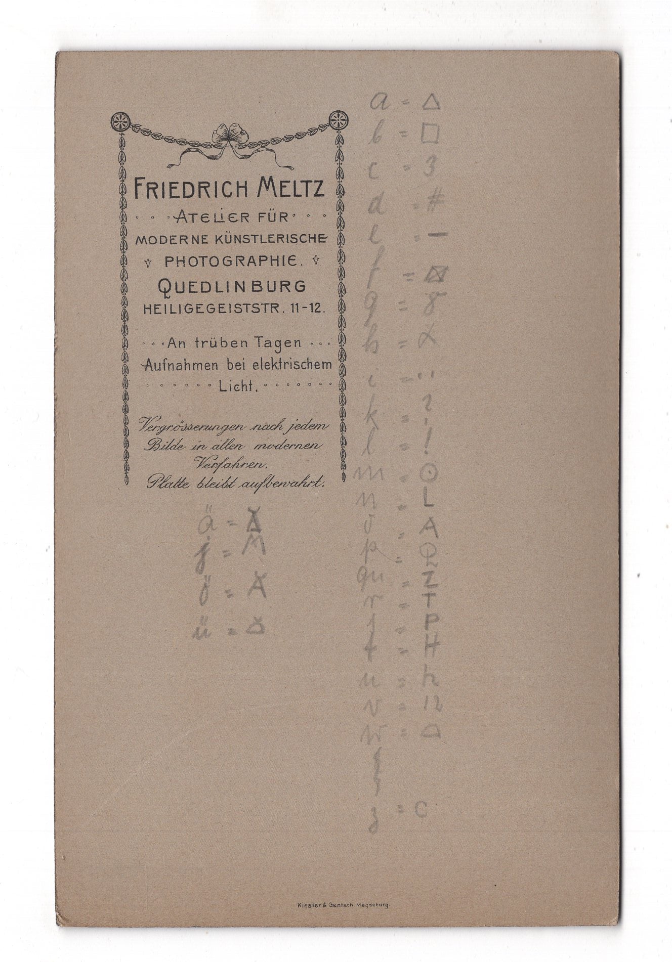 Fotografie Feines Paar - Quedlinburg 1900er / CAB X-36