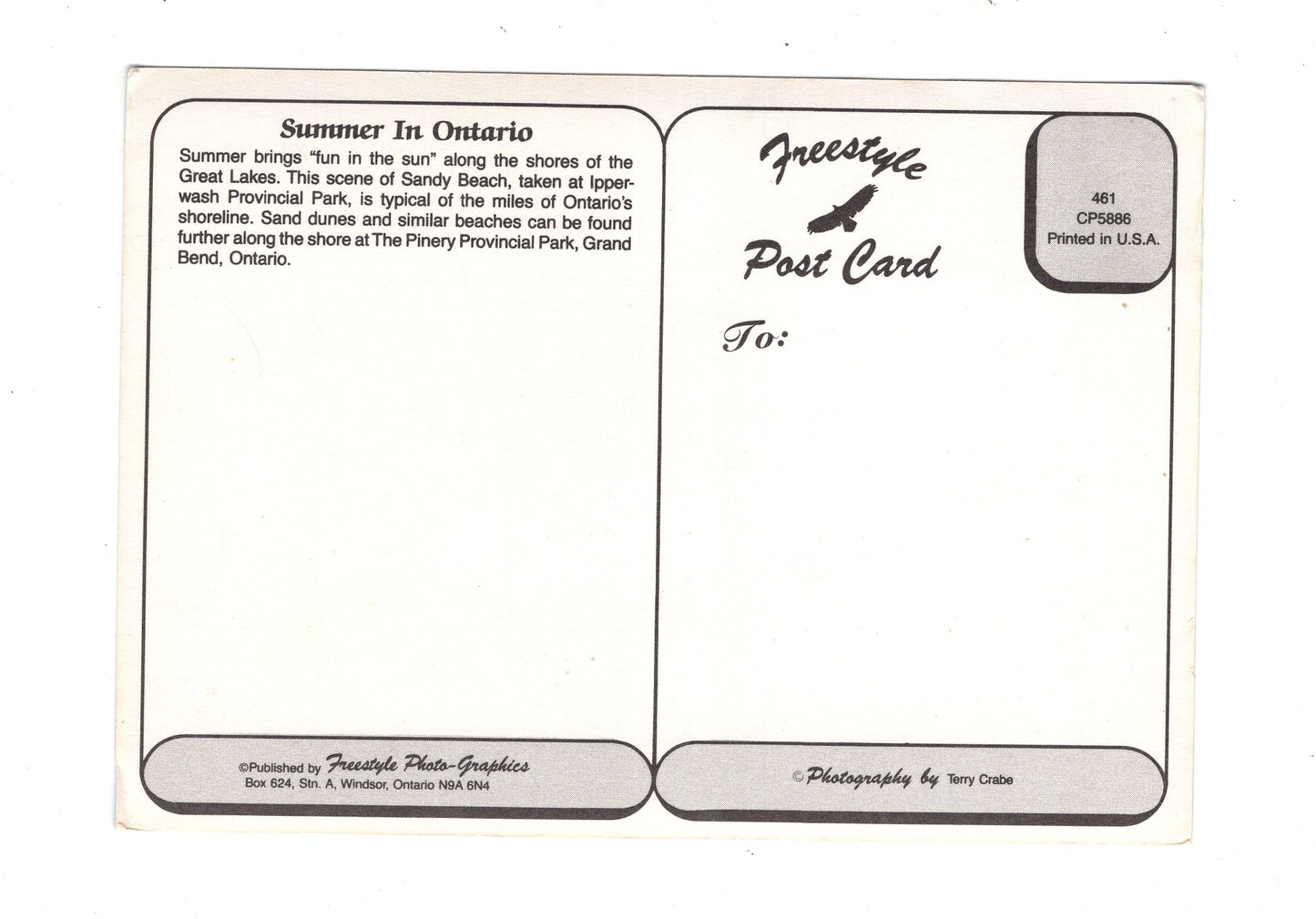 Ansichtskarte Summer in Ontario / Kanada