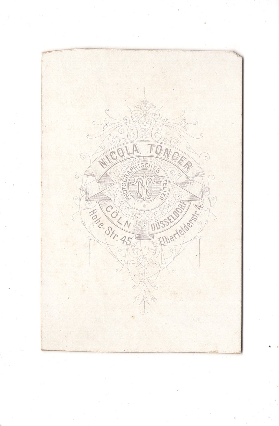 Fotografie Herrenportrait - Köln 1880er