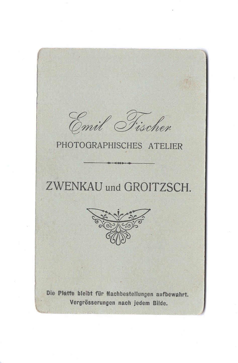 Fotografie Damenportrait - Zwickau & Groitzsch 1890er