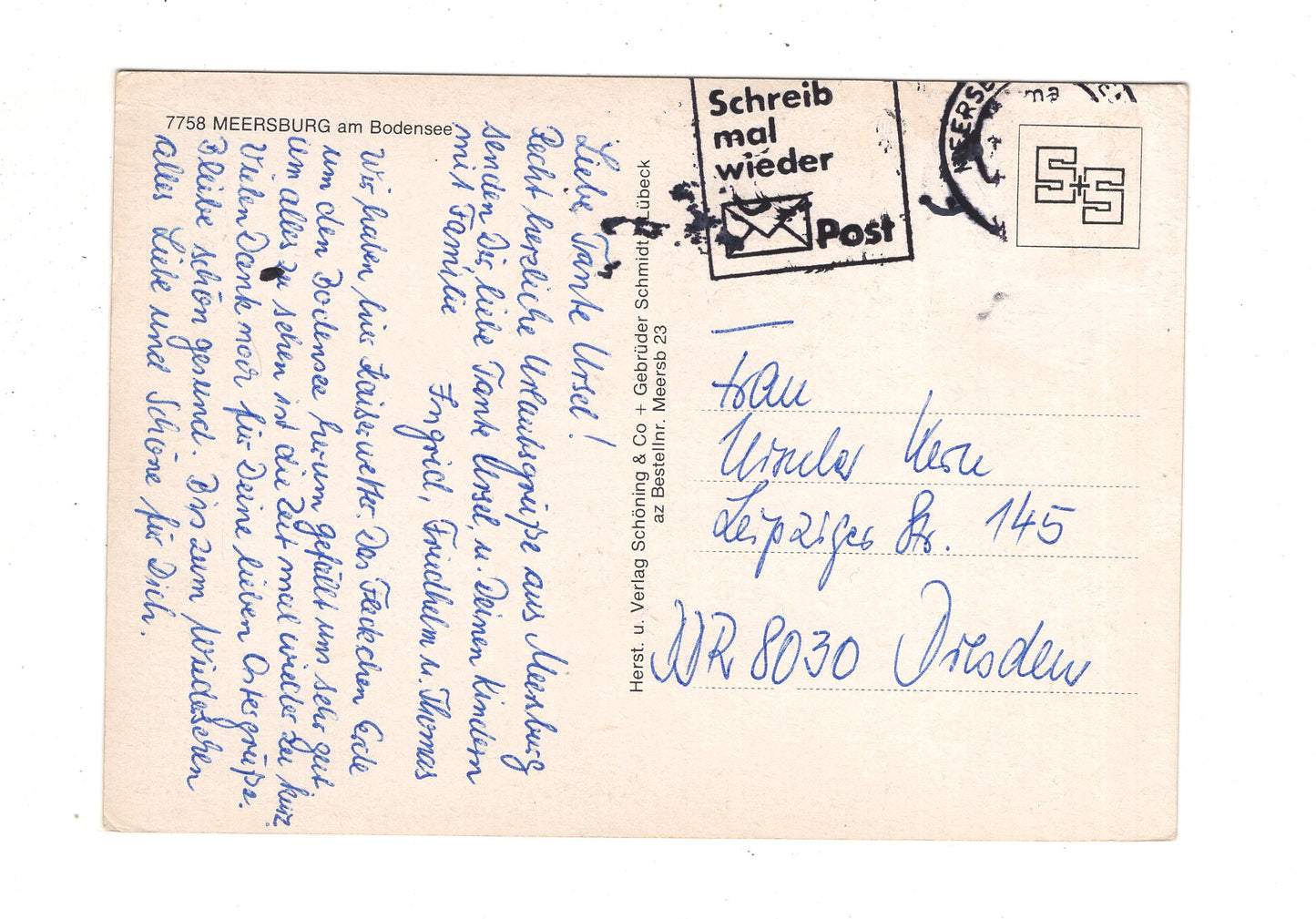 Ansichtskarte Meersburg am Bodensee / J1-64