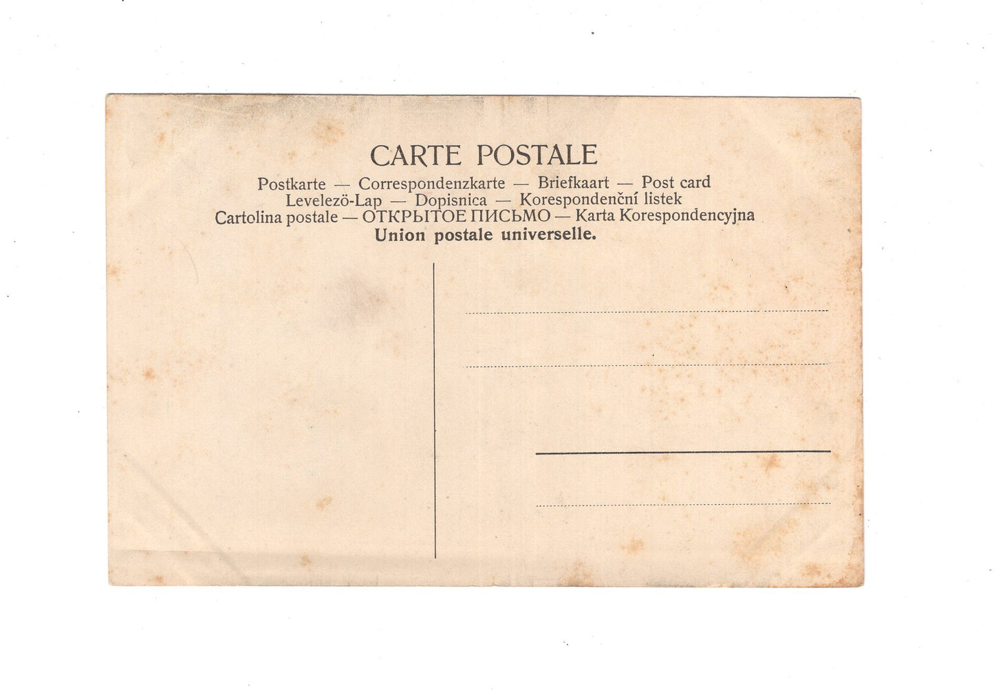 Ansichtskarte Deutsch-Französische Grenze auf der Schlucht