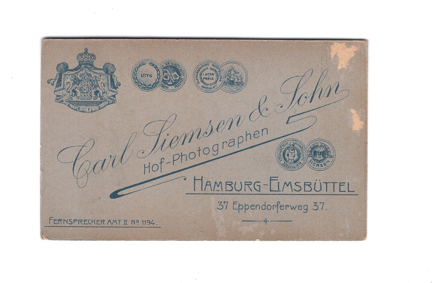 Fotografie Niedliche kleine Jungen - Hamburg 1900er