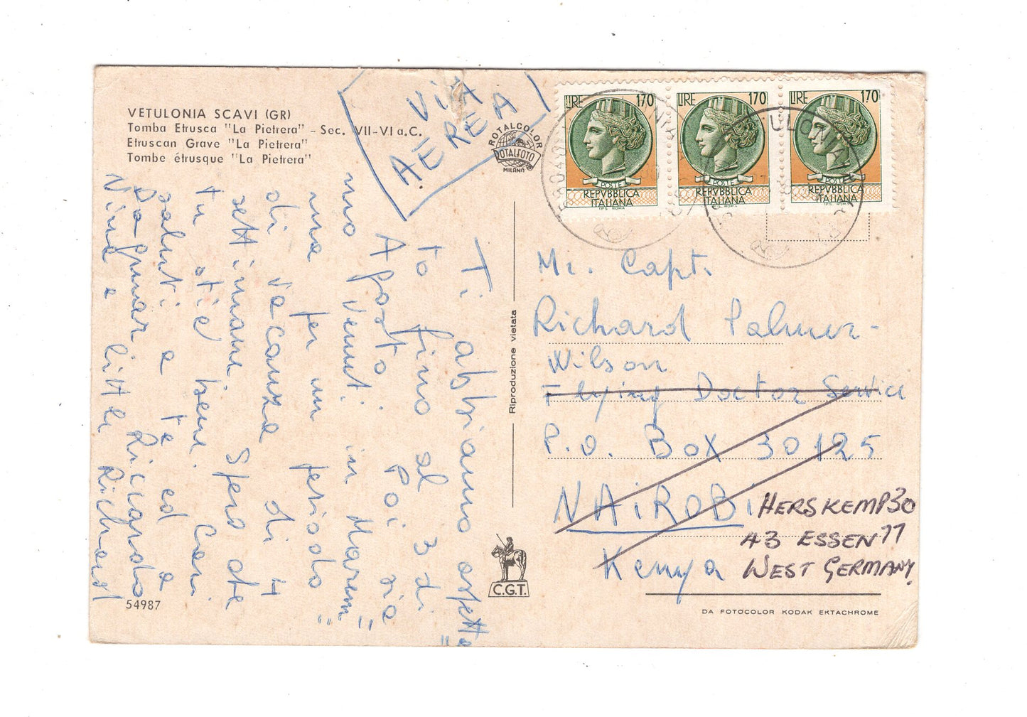 Ansichtskarte Vetulonia Scavi / Italien / N1-63