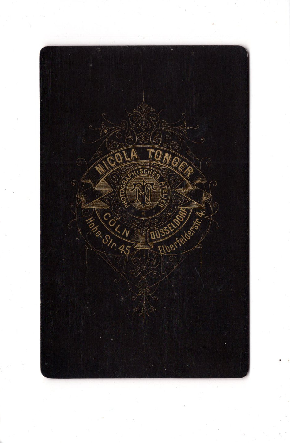 Fotografie Herrenportrait - Köln 1880er