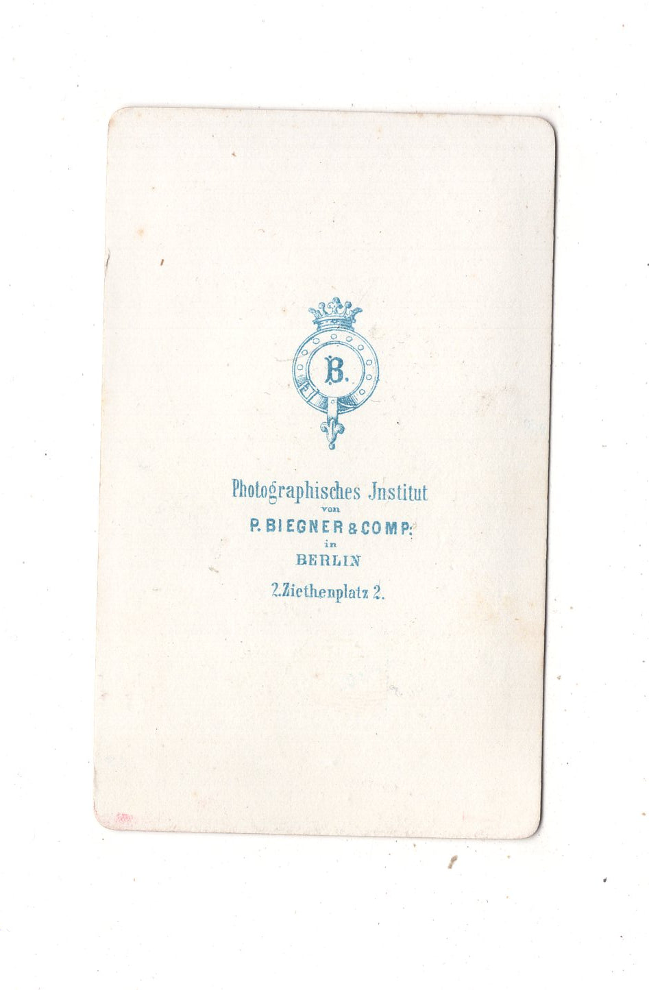 Fotografie Soldat mit Epauletten - Berlin 1860er / CDV M1-04