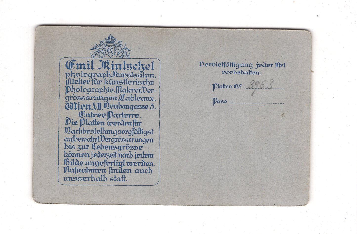 Fotografie Schönes Kinderbild / Baby - Wien 1900er / CDV N1-07