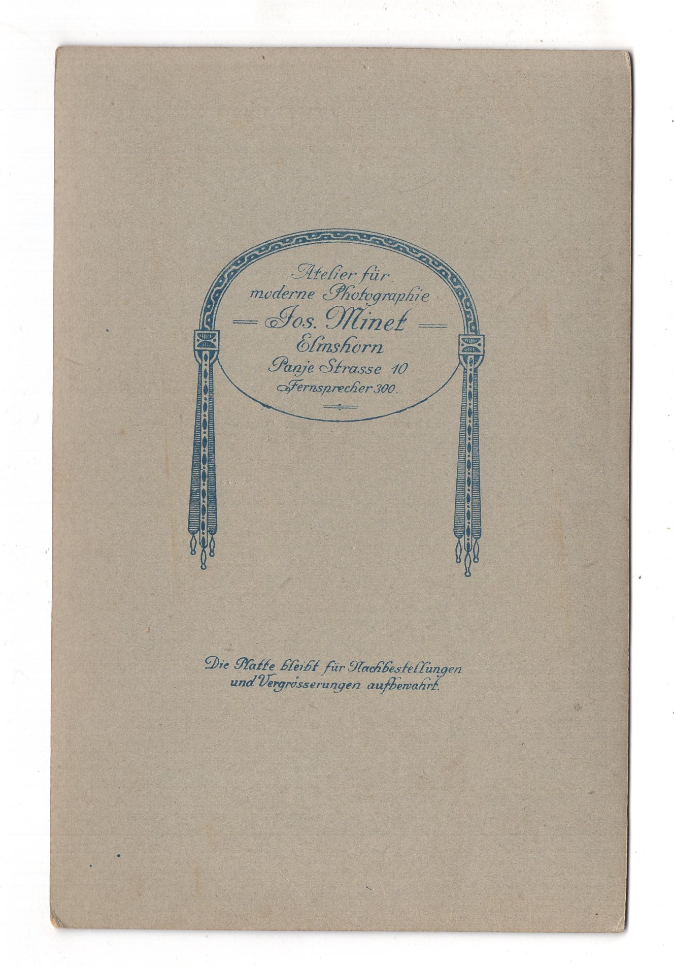 Fotografie Schönes Hochzeitsbild - Elmshorn 1910er / CAB X-36