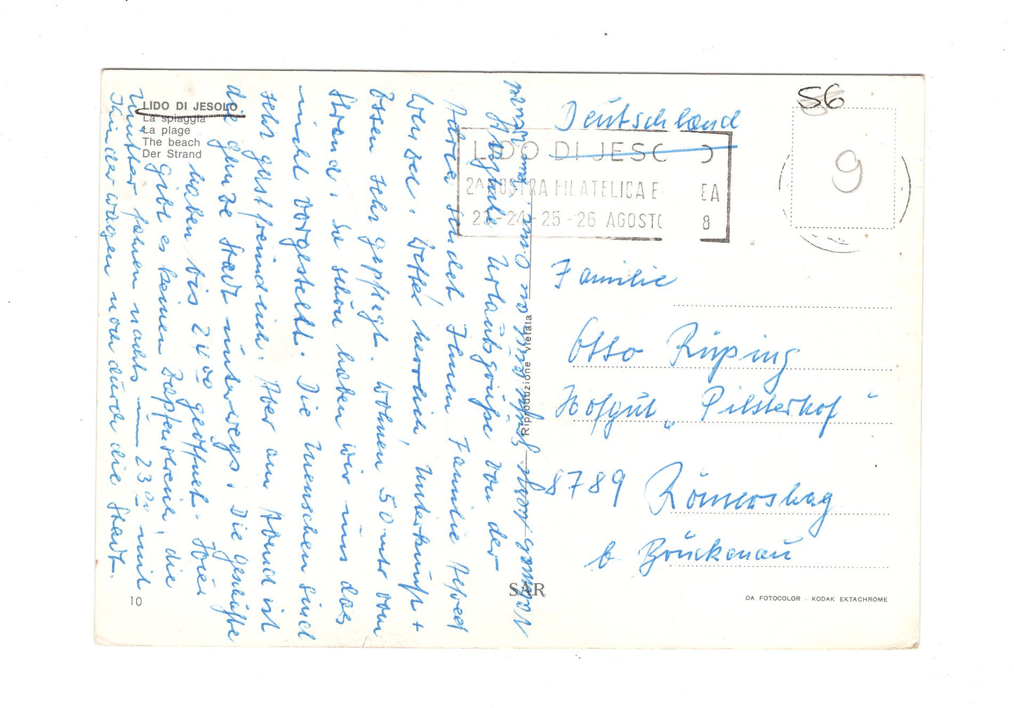 Ansichtskarte Lido di Jesolo / Italien