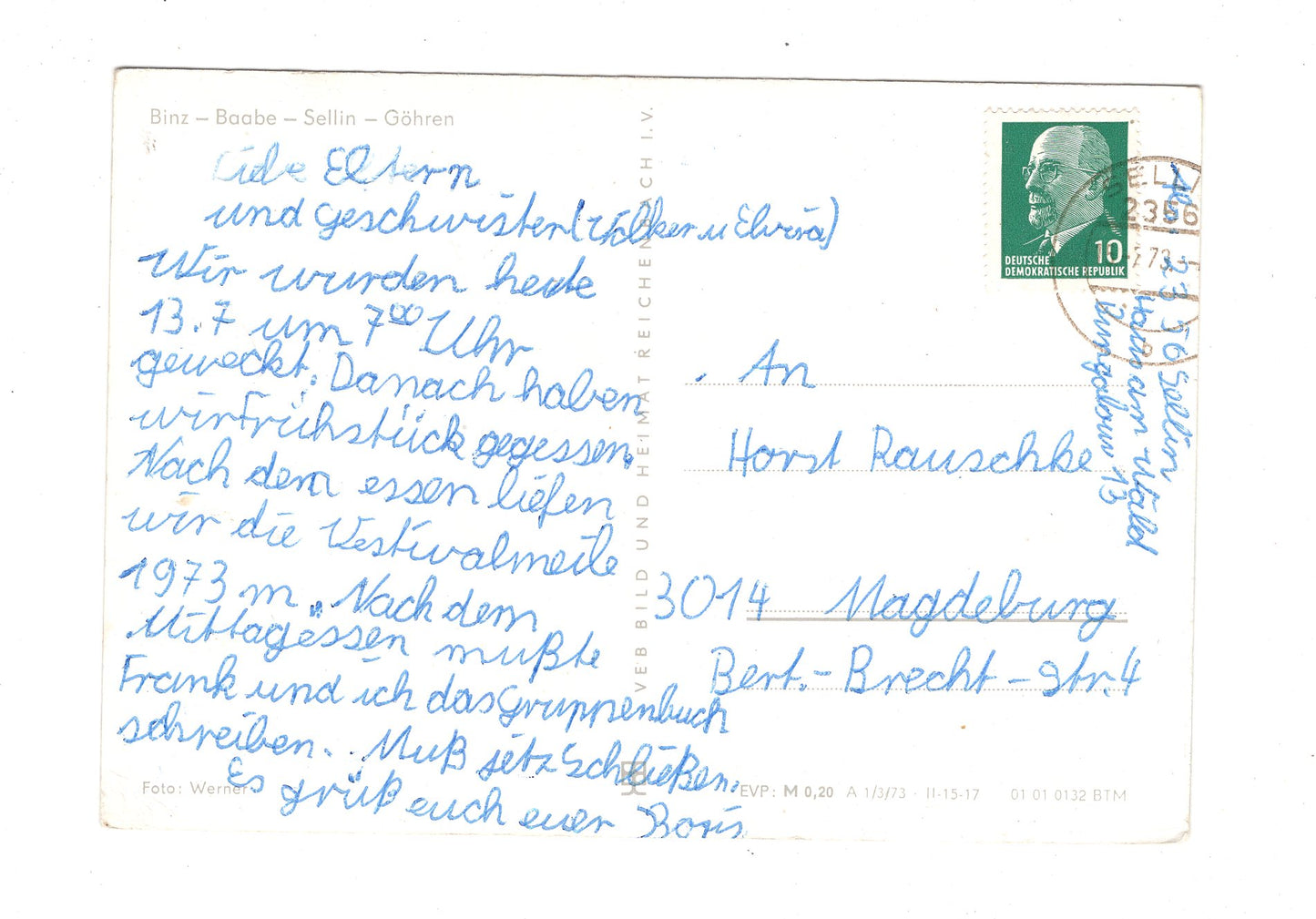 Ansichtskarte Insel Rügen / Binz / Baabe +++