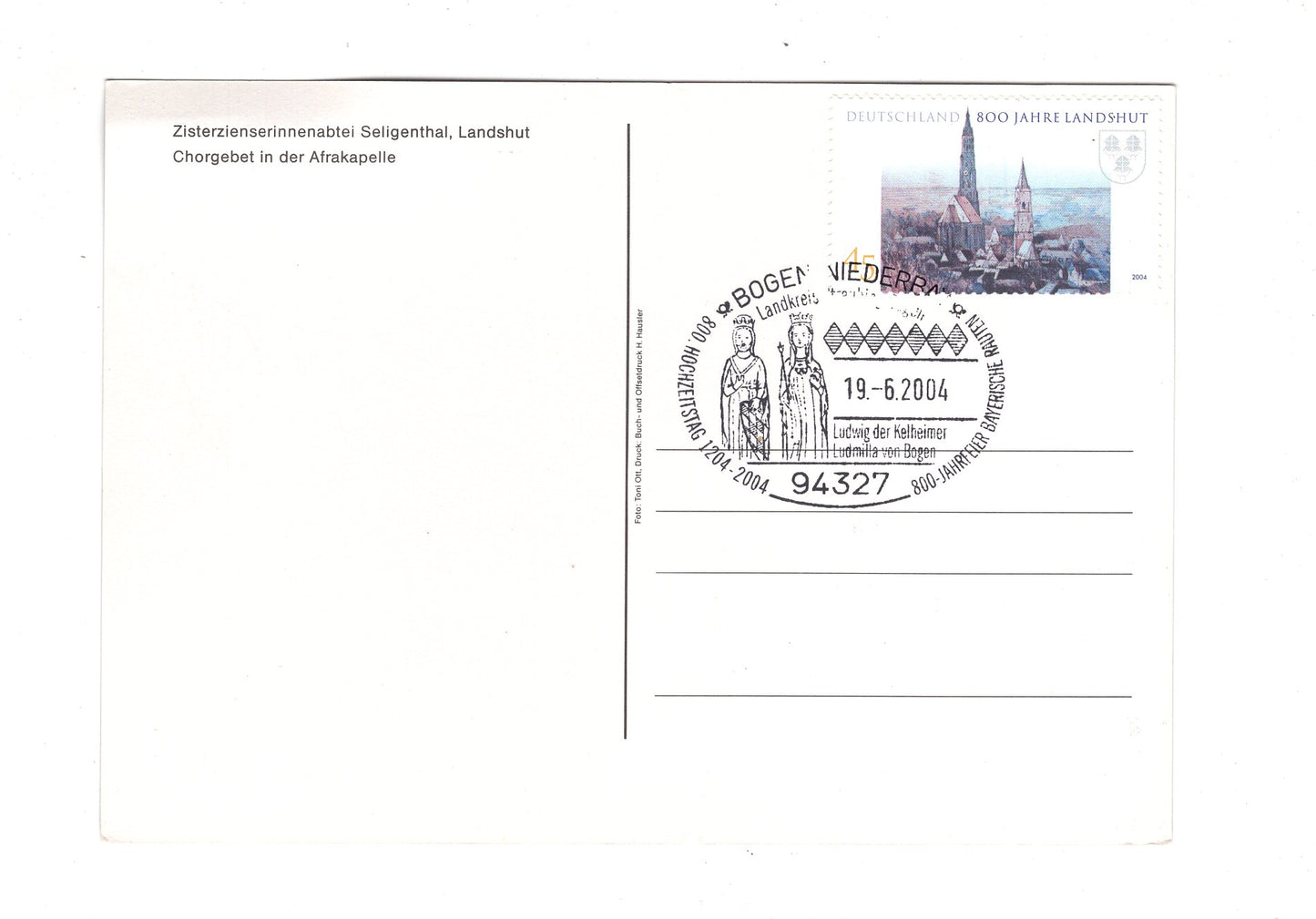 Ansichtskarte Zisterzienserinnenabtei Seligenthal / Landshut / H1-70