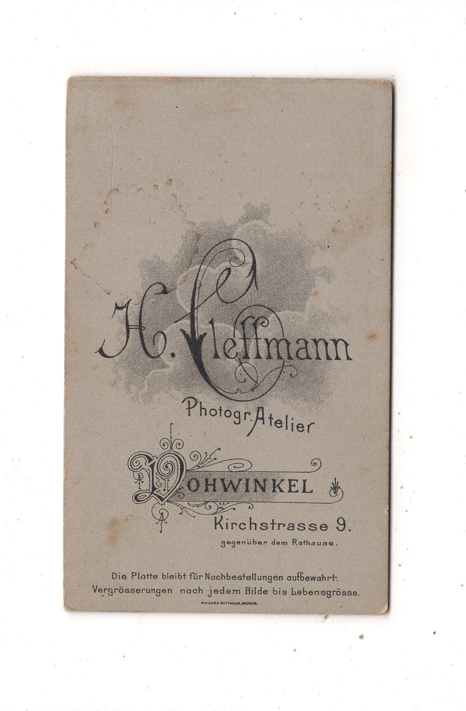 Fotografie Feiner Junge - Vohwinkel 1890er