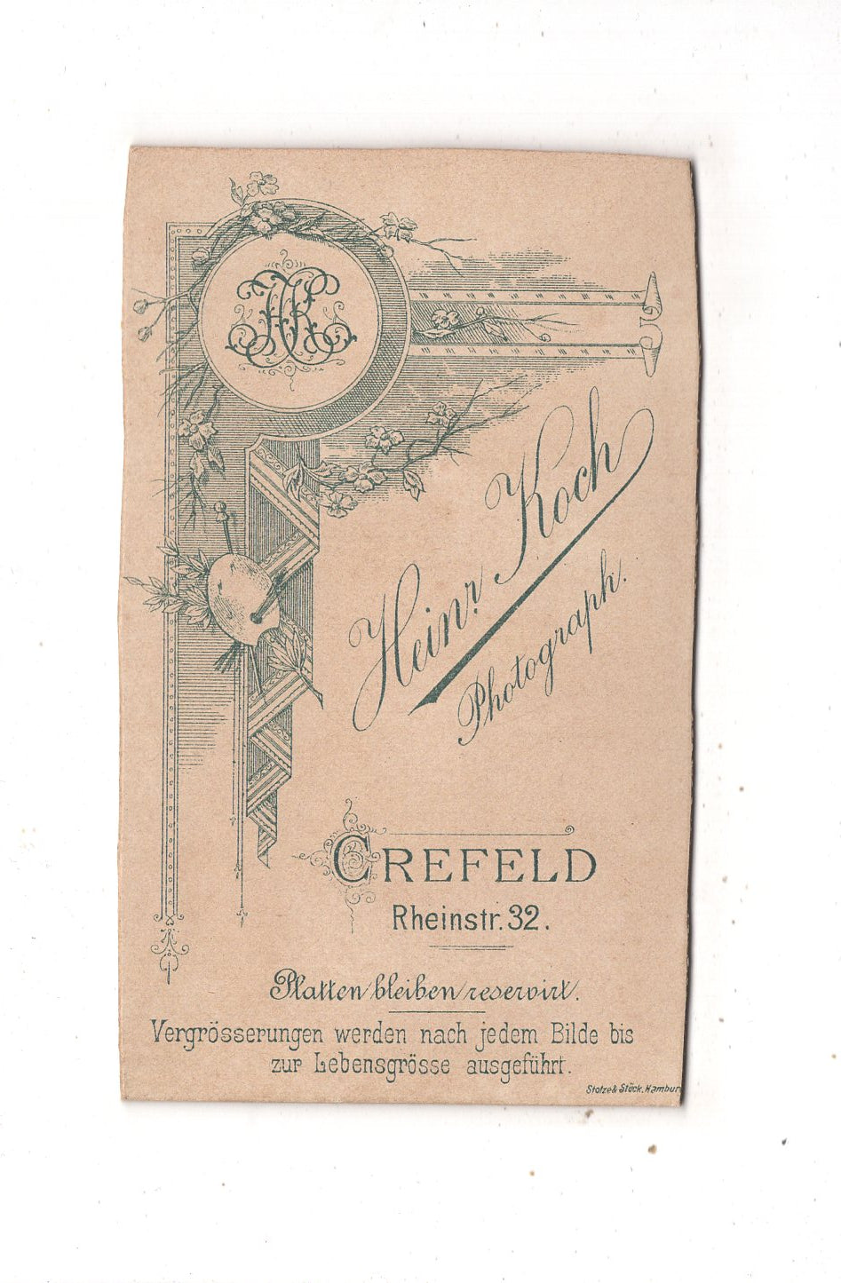 Fotografie Feiner Junge - Krefeld 1890er