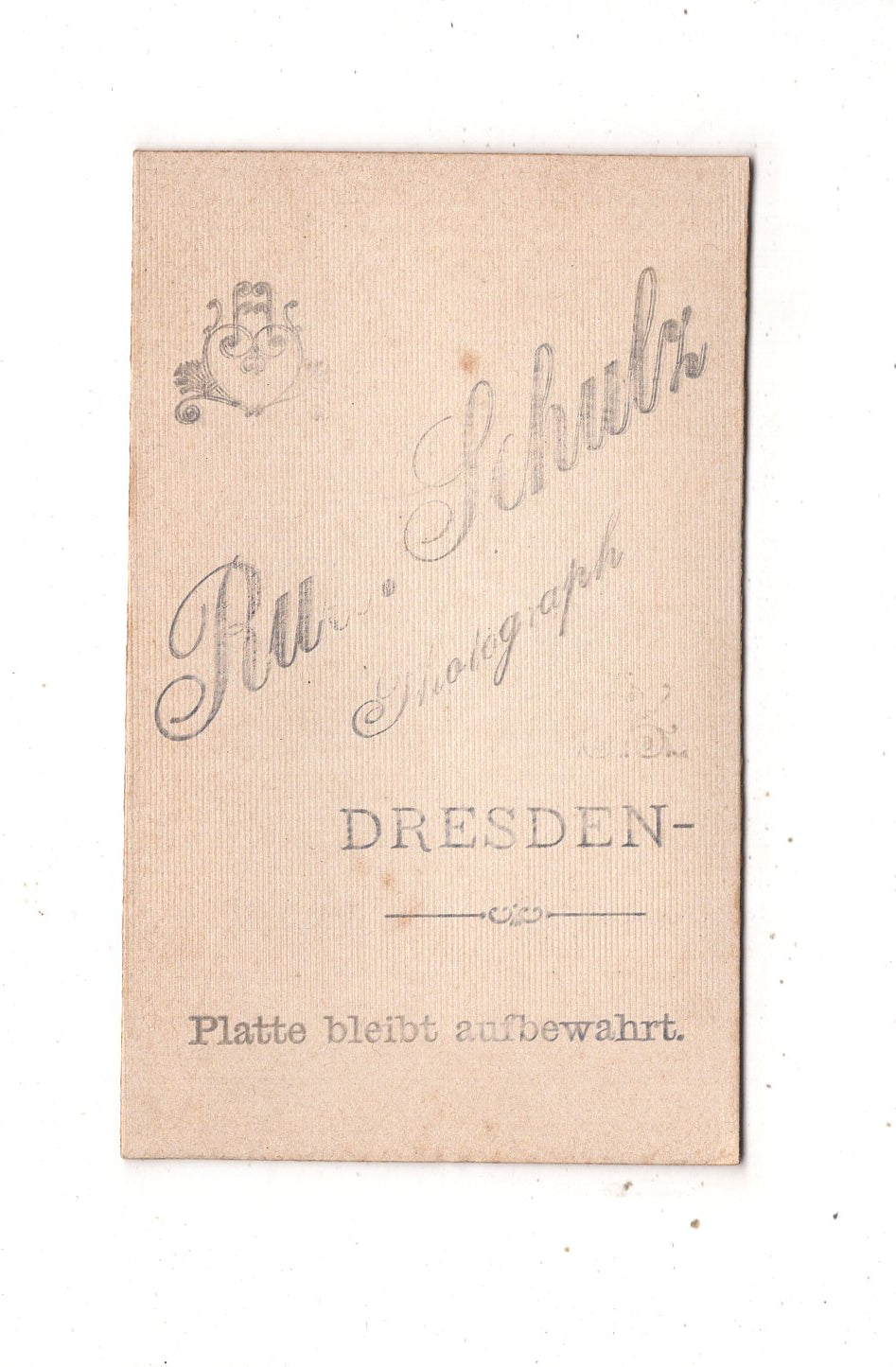 Fotografie Feine Dame - Dresden 1890er