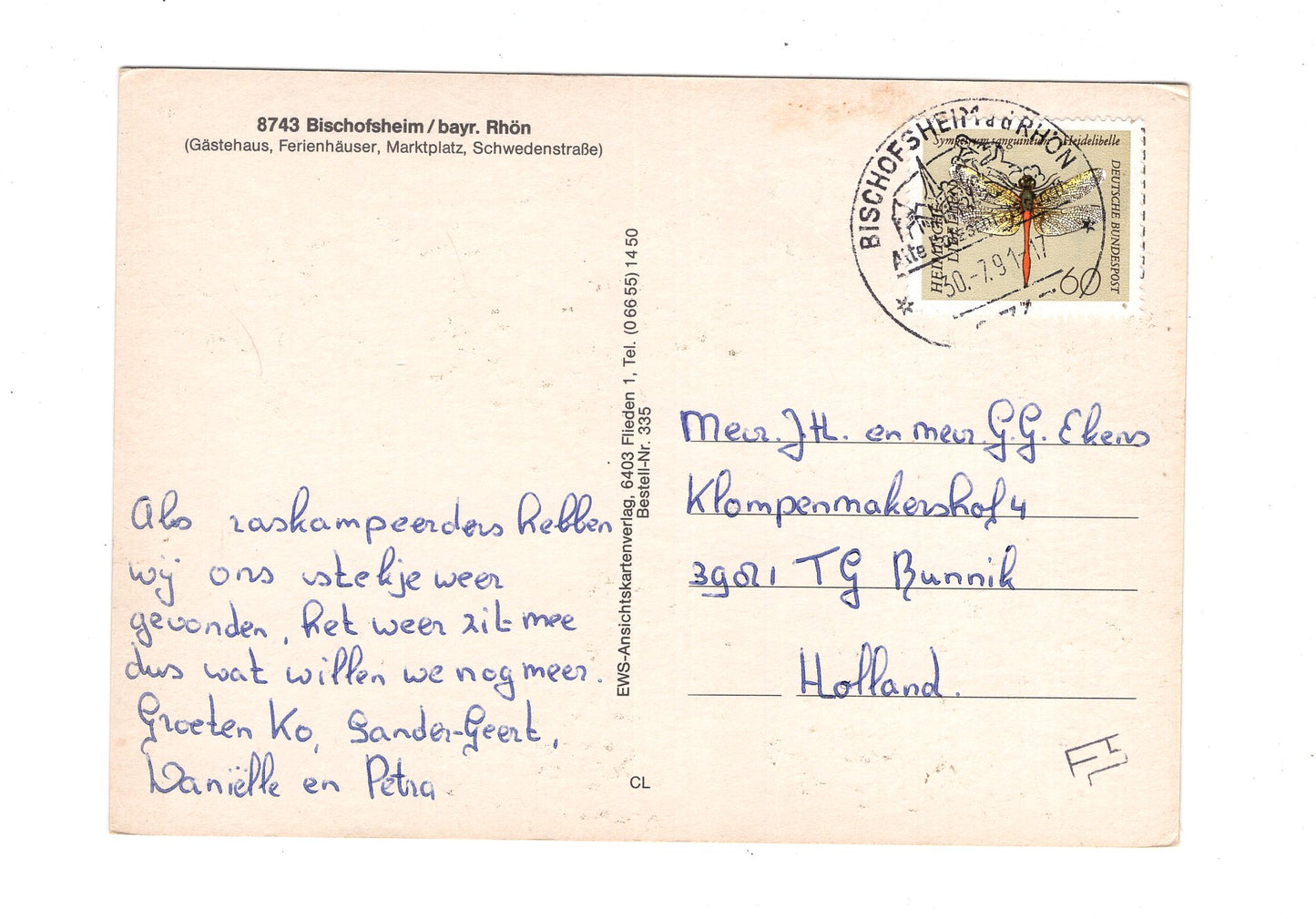 Ansichtskarte Bischofsheim / Rhön